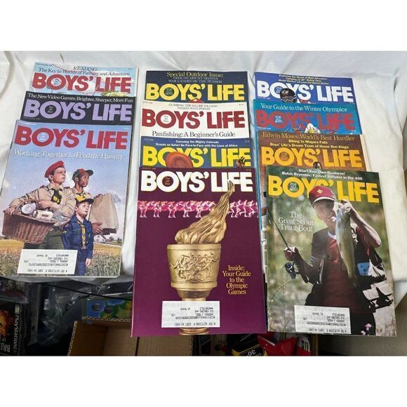 Boys' LIfe Magazine 1988 11 Issues Missing October All in G to VG Condition - Picture 1 of 4